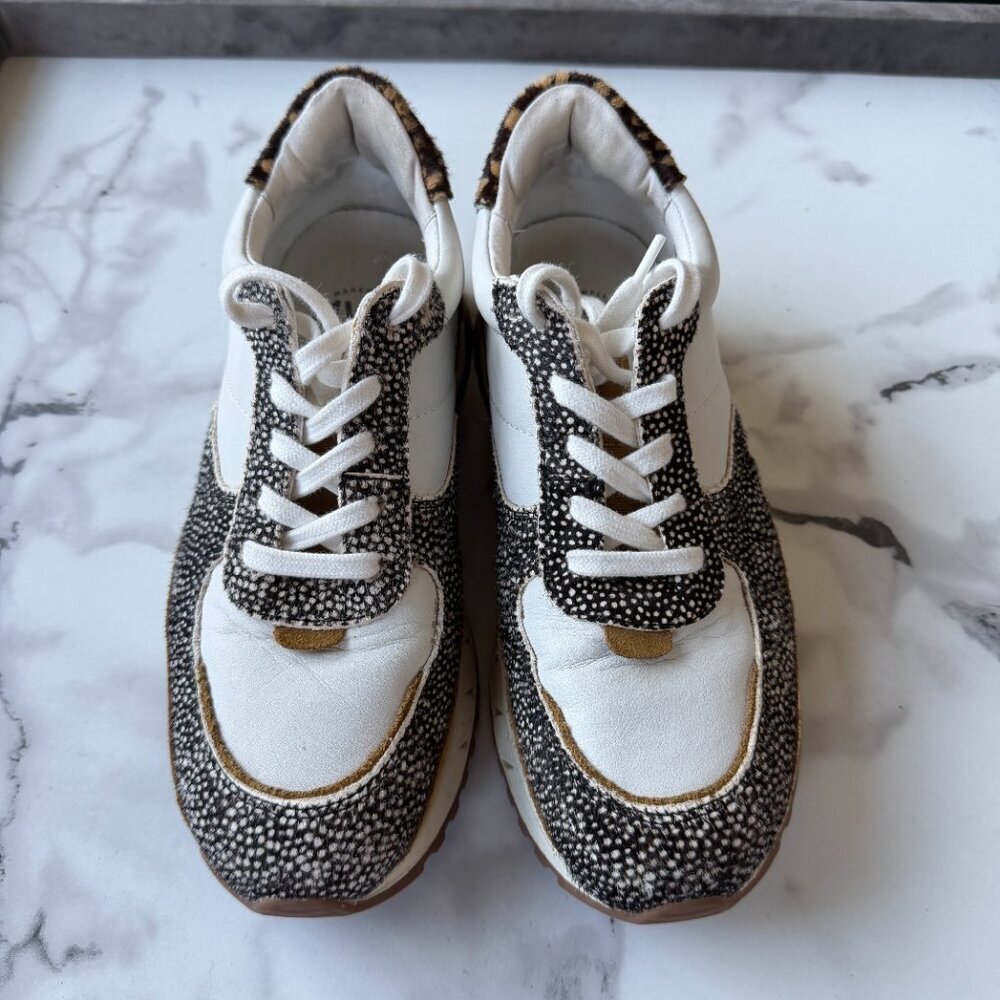 Madewell Kickoff Trainer Sneakers in Olive Grove Multi Size 8.5 - Picture 4 of 10